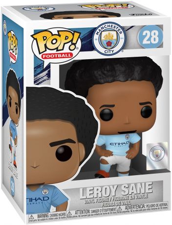 Figurine Funko Pop FIFA / Football #28 Leroy Sane - Manchester