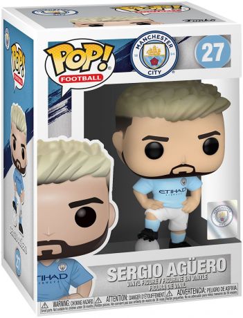 Figurine Funko Pop FIFA / Football #27 Sergio Aguero - Manchester