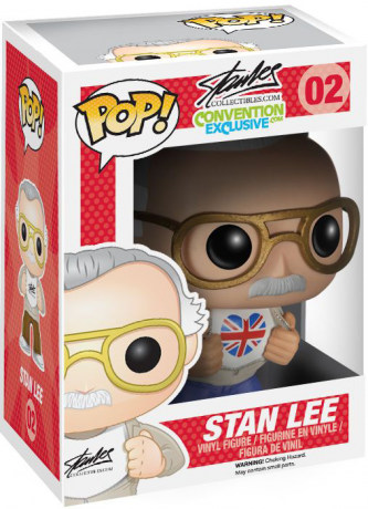 Figurine Funko Pop Stan Lee #02 Stan Lee Drapeau Britannique