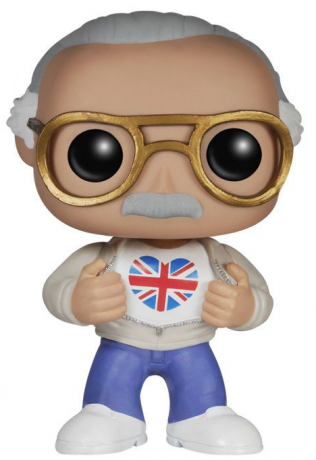 Figurine Funko Pop Stan Lee #02 Stan Lee Drapeau Britannique