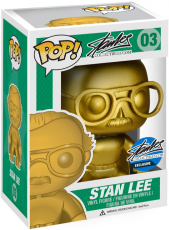 Figurine Funko Pop Stan Lee #03 Stan Lee - Or