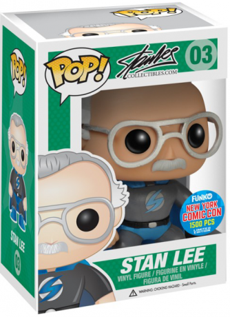 Figurine Funko Pop Stan Lee #03 Stan Lee en Super-Héro