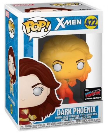 Figurine Funko Pop X-Men [Marvel] #422 Dark Phoenix - Orange Translucide