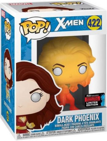 Figurine Funko Pop X-Men [Marvel] #422 Dark Phoenix - Orange Translucide