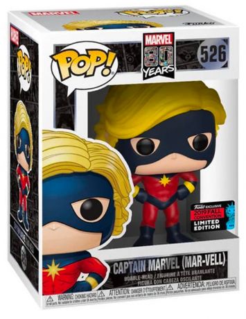 Figurine Funko Pop Marvel 80 ans #526 Captain Marvel (Mar-Vell)