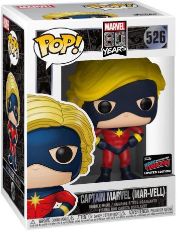 Figurine Funko Pop Marvel 80 ans #526 Captain Marvel (Mar-Vell)