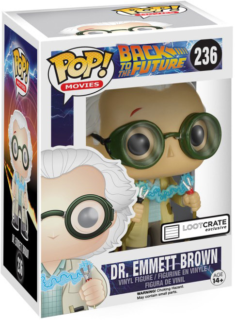 Figurine Pop Retour vers le Futur #236 pas cher : Dr Emmett Brown