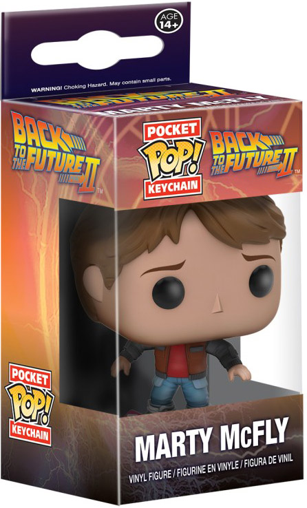 Figurine Pop Retour vers le Futur pas cher : Marty McFly - Porte-clés