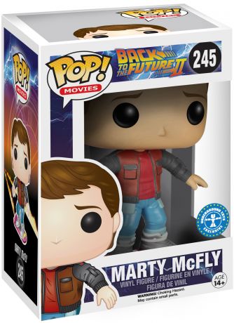 Figurine Funko Pop Retour vers le Futur #245 Marty McFly avec Skateboard