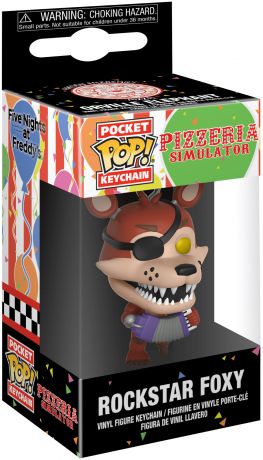 Figurine Funko Pop Five Nights at Freddy's Foxy Rockstar - Porte-clés