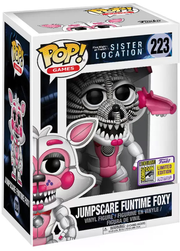 Figurine Pop Five Nights at Freddy's #223 pas cher : Foxy Jumpscare