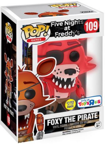Figurine Funko Pop Five Nights at Freddy's #109 Foxy Pirate - Brillant dans le noir