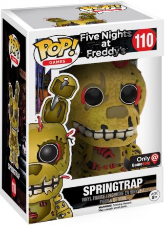 Figurine Funko Pop Five Nights at Freddy's #110 Springtrap - Floqué