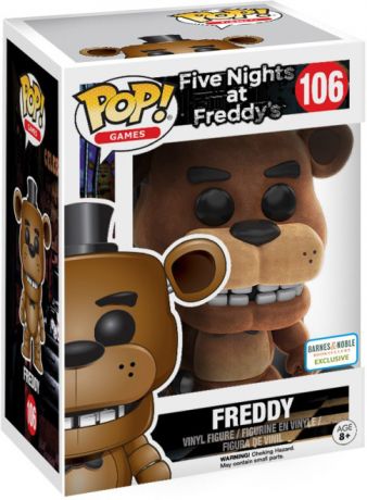 Funko POP Five Nights at Freddys Flocked Freddy 106 FNAF Barnes Noble  Exclusive