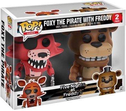 Figurine Funko Pop Five Nights at Freddy's #00 Freddy & Foxy - 2 pack