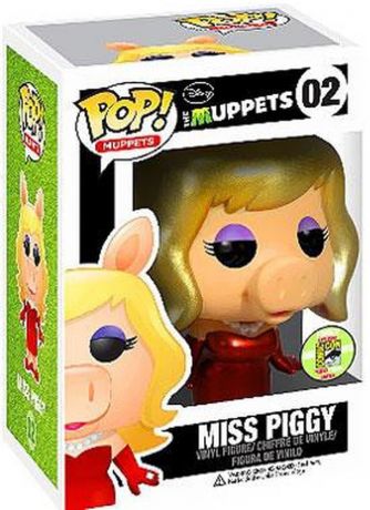 Figurine Funko Pop Les Muppets #02 Miss Piggy - Métallique