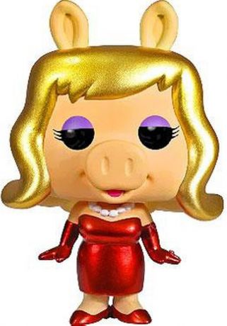 Figurine Funko Pop Les Muppets #02 Miss Piggy - Métallique