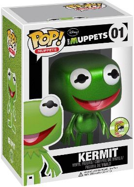 Figurine Funko Pop Les Muppets #01 Kermit la Grenouille - Métallique