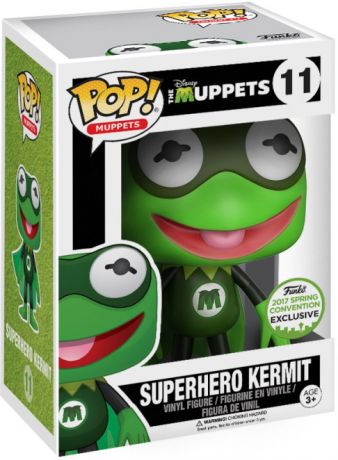 Figurine Funko Pop Les Muppets #11 Kermit la Grenouille en Super-héro