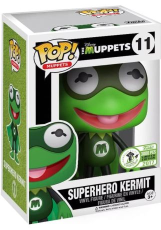 Figurine Funko Pop Les Muppets #11 Kermit la Grenouille en Super-héro