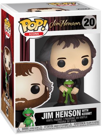 Figurine Funko Pop Les Muppets #20 Jim Henson avec Kermit