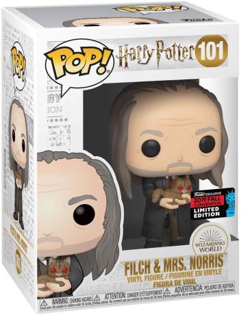 Figurine Funko Pop Harry Potter #101 Argus Rusard & Mrs Teigne