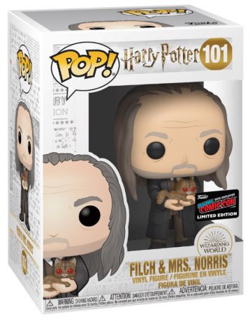 Figurine Funko Pop Harry Potter #101 Argus Rusard & Mrs Teigne