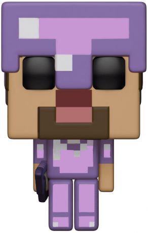 Figurine Funko Pop Minecraft #324 Steve avec Armure Enchantée