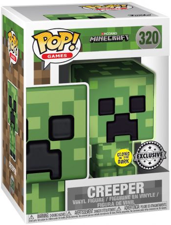 Figurine Funko Pop Minecraft #320 Creeper - Brillant dans le noir