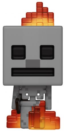 Figurine Funko Pop Minecraft #326 Skeleton en feu