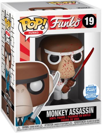 Figurine Funko Pop Fantastik Plastik #19 Singe Assassin - Ensanglanté