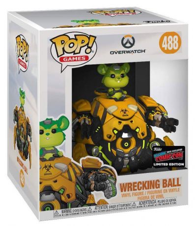 Figurine Funko Pop Overwatch #488 Wrecking Ball - 15 cm