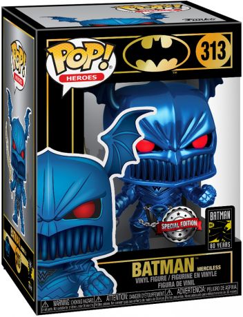 Figurine Funko Pop Batman [DC] #313 Batman the Merciless - Bleu Métallique