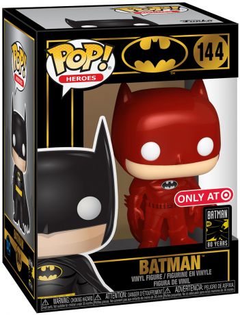 Figurine Funko Pop Batman [DC] #144 Batman - Rouge Métallique
