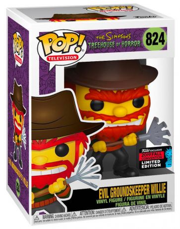 Figurine Funko Pop Les Simpson #824 Willie le Gardien de terrain maléfique 