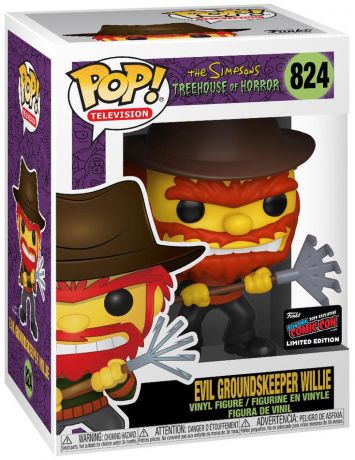 Figurine Funko Pop Les Simpson #824 Willie le Gardien de terrain maléfique 