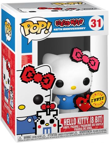 Figurine Funko Pop Sanrio #31 Hello Kitty - 8 Bit [Chase]