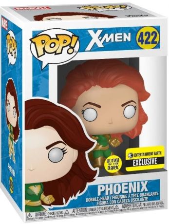 Figurine Funko Pop X-Men [Marvel] #422 Phoenix avec costume vert - Glows in the Dark