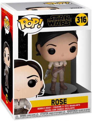 Figurine Funko Pop Star Wars 9 : L'Ascension de Skywalker #316 Rose