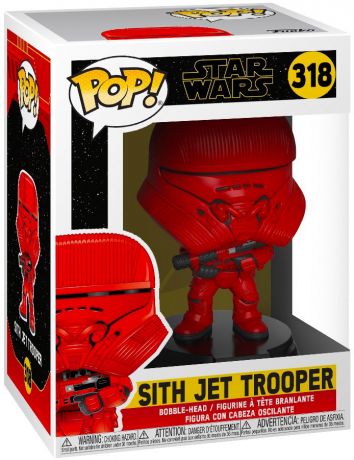 Figurine Funko Pop Star Wars 9 : L'Ascension de Skywalker #318 Sith Jet Trooper