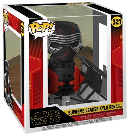 Figurine Funko Pop Star Wars 9 : L'Ascension de Skywalker #321 Supreme Leader Kylo Ren sur TIE Whisper