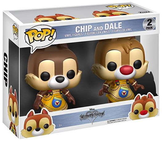 Figurine Pop Kingdom Hearts pas cher : Tic & Tac - 2 Pack