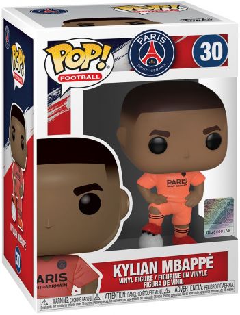 Figurine Funko Pop FIFA / Football #30 Kylian Mbappe en tenue Orange - PSG