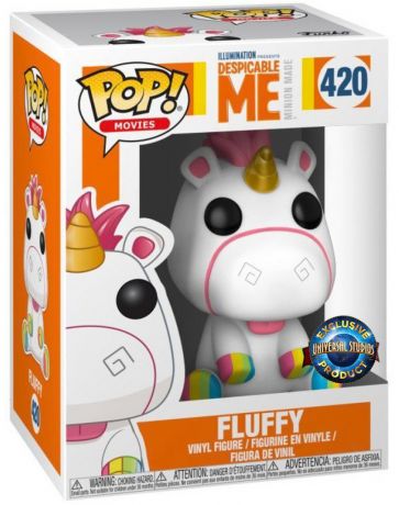 Figurine Funko Pop Moi, Moche et Méchant #420 Fluffy Sabots Arc-en-ciel
