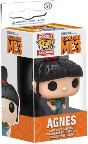 Figurine Funko Pop Moi, Moche et Méchant Agnes - Porte-clés