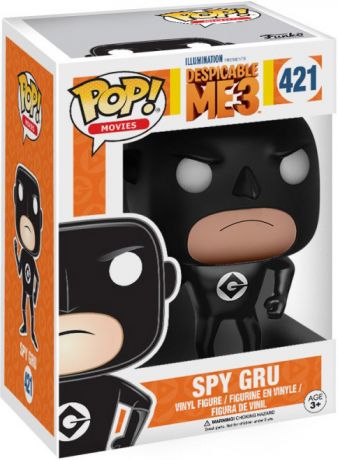 Figurine Funko Pop Moi, Moche et Méchant #421 Gru Espion avec Costume Noir