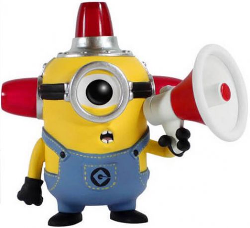 Figurine Funko Pop Moi, Moche et Méchant Minion avec Alarme à Incendie