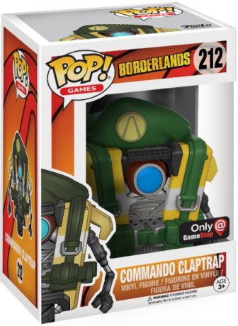 Figurine Funko Pop Borderlands #212 Commando Claptrap 