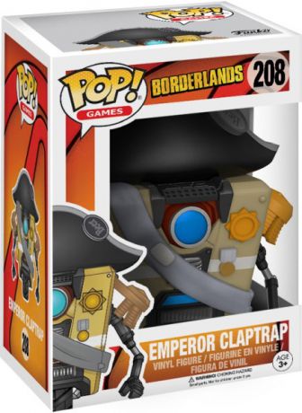 Figurine Funko Pop Borderlands #208 Empereur Claptrap 