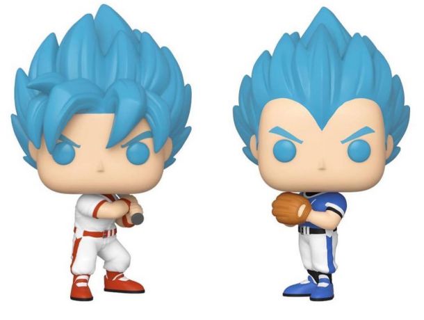 Figurine Funko Pop Dragon Ball Super Goku & Vegeta Baseball - 2 Pack